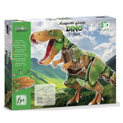 Maquette de dinosaure en cartons CREA.LIGN