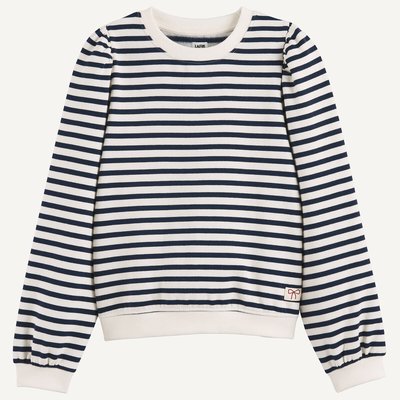 Sweat col rond rayé, en molleton LA REDOUTE COLLECTIONS