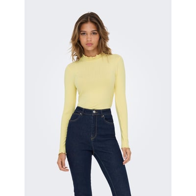Haut Femme Couleur Moutarde - Taille 10, Manches Longues, Viscose - Neuf Avec étiquettes