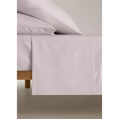 Drap plat percale de coton 200 fils lit 135/140 cm MANGO HOME