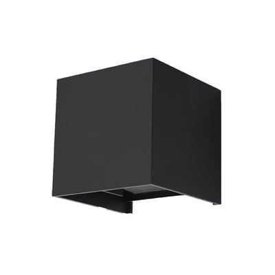 Applique Aluminium Noir LED 1 Luca EDEN