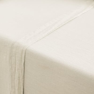 Leintuch Linot aus vorgewaschenem Leinen, uni LA REDOUTE INTERIEURS