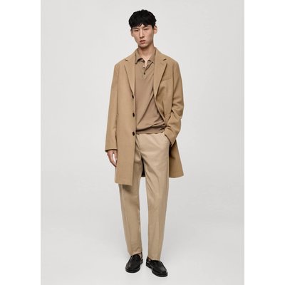 Manteau camel homme mango 2025