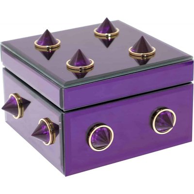 Boîte de rangement violette élégante RECOLLECTION