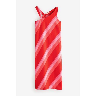 Robe longue asymétrique sans manches NEXT