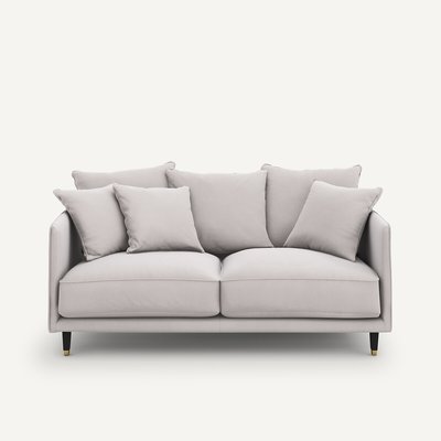 Canapé compact velours, Lazare AM.PM