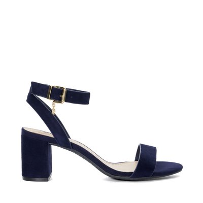 Sandales pour pieds larges à talons carrés mi-hauts - Wide Fit MEMEE DUNE LONDON