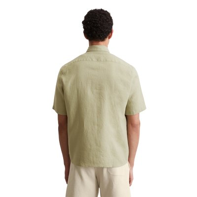 Chemise à manches courtes regular en pur lin MARC O'POLO