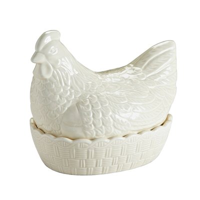 Cream Hen Nest Egg Storage MASON CASH