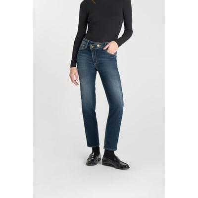 Jeans push-up droite taille haute PULP, 7/8ème LE TEMPS DES CERISES
