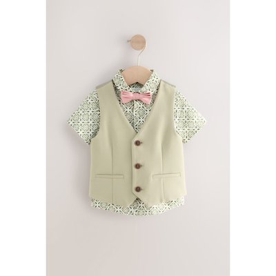 Chemise, gilet et nœud papillon ensemble NEXT