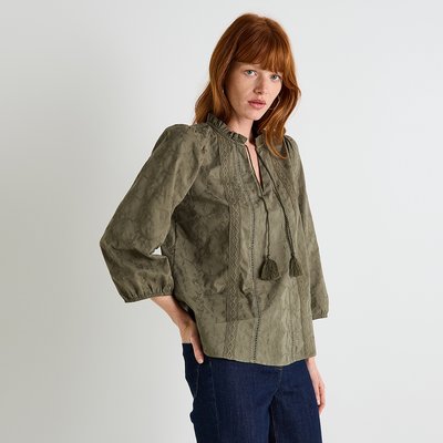 Blouse brodée GRAIN DE MALICE