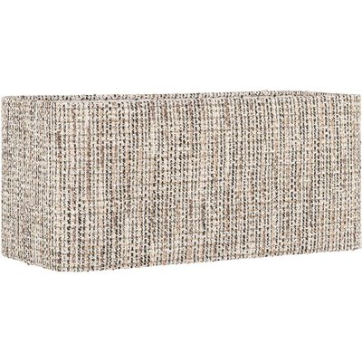 abat jour rectangulaire tissé effet naturel tendance salon RECOLLECTION