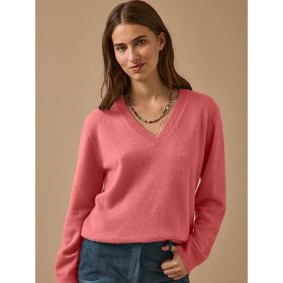 Pull col V  - Collection Cachemire CYRILLUS