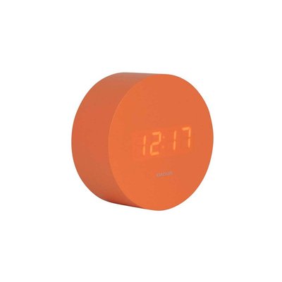 Réveil rond LED en MDF Spry PRESENT TIME