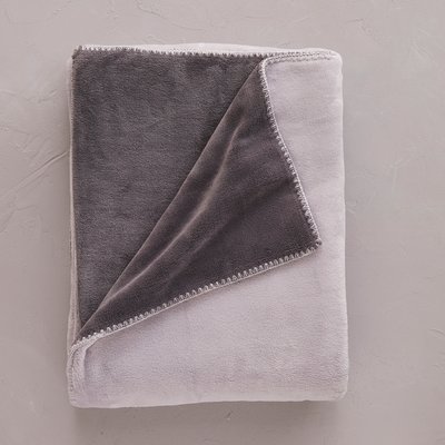 Plaid polaire Basique 2 couleurs SYLVIE THIRIEZ