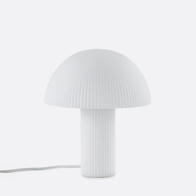 Loulou mini mushroom lamp in striated opaline glass LA REDOUTE INTERIEURS