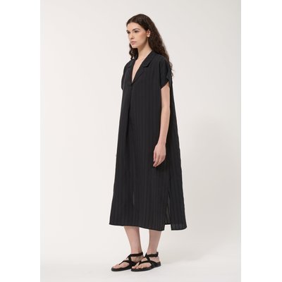 Robe droite à rayures texturées HUMILITY