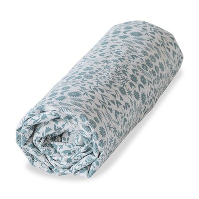 Drap housse  en Percale de coton - PRAIRIE TRADITION DES VOSGES