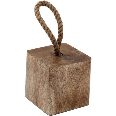 Bloc-porte en manguier 13 x 13 cm JARDINDECO