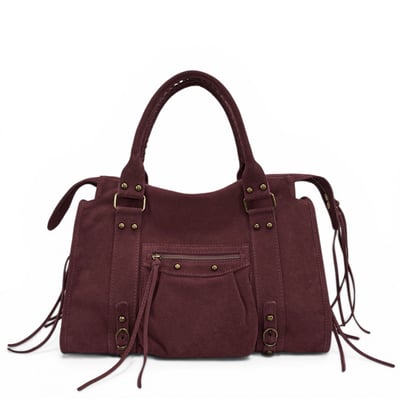 Sac à main en croûte de cuir STORM SUEDE OH MY BAG