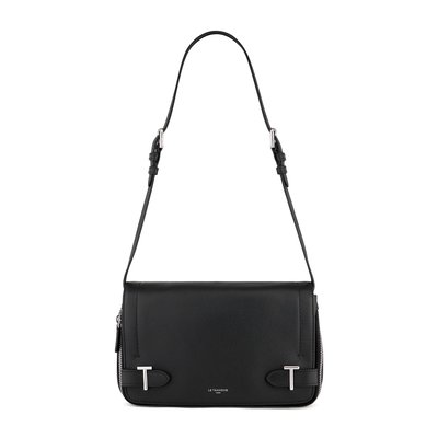 Sac bandoulière petit en cuir grainé SIMONE LE TANNEUR