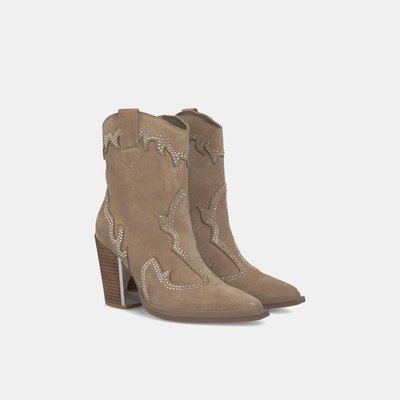 Bottines en cuir style cowboy ALMA EN PENA