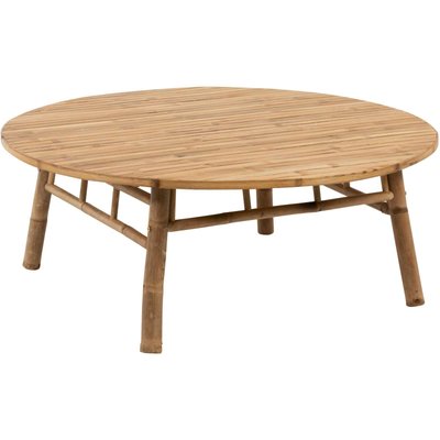 Table basse en bambou, ronde, Gulfport JOLIPA