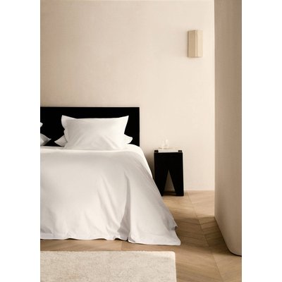 Housse de couette percale de coton overlock lit 150/160 cm MANGO HOME
