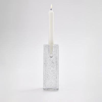 Casare Hand-Blown Glass Candle Holder, Height 18cm AM.PM