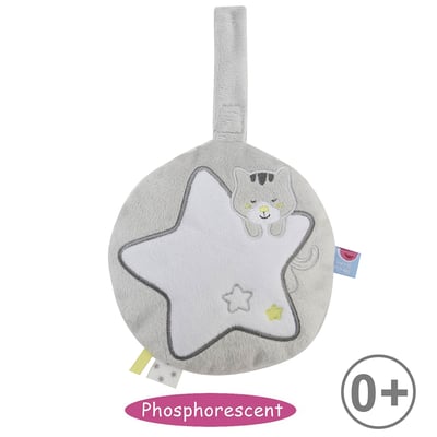 Veilleuse phosphorescente etoile chat SUCRE D'ORGE