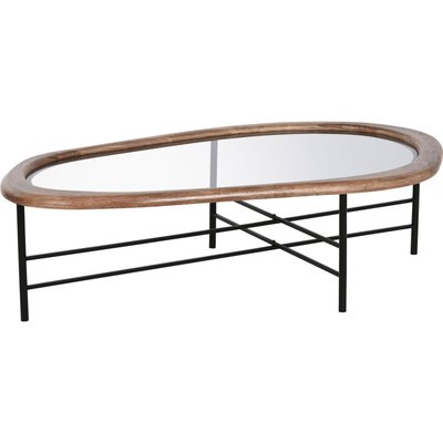 Table basse bois et verre, élégante RECOLLECTION