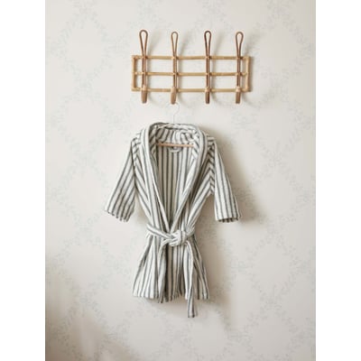 Peignoir coton rayé enfant CYRILLUS