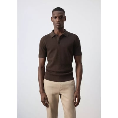 Polo 100 % coton maille structure MANGO MAN