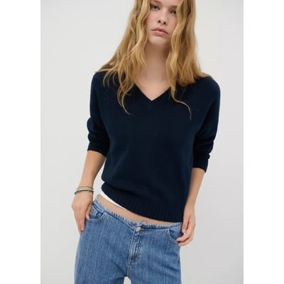 Jean low waist wide leg MANGO TEEN