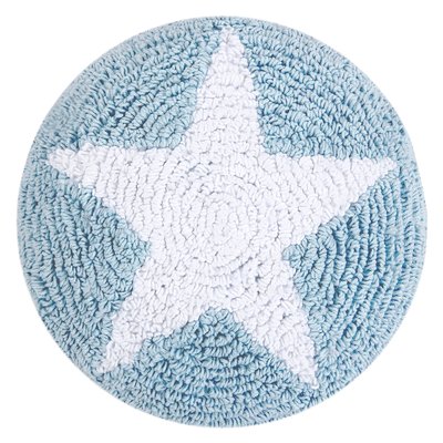 Coussin en coton lavable, ROUND STAR HAPPY DECOR KIDS