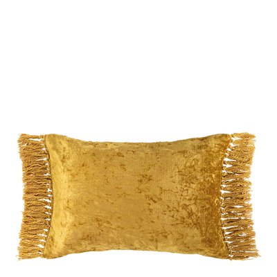 Housse de coussin PAULA en velours irisé BLANC D’IVOIRE