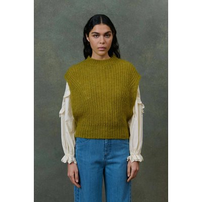 Pull col rond sans manches, SIGOU LOUISE MISHA