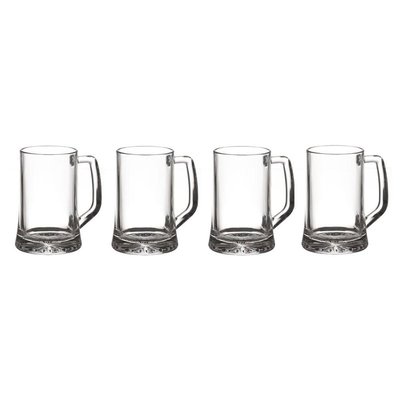 Lot de 4 verres à bière  anse 32 cl ATMOSPHERA