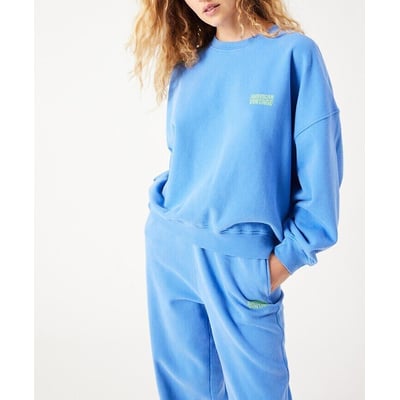 Felpa girocollo a maniche lunghe, PLIZZY AMERICAN VINTAGE