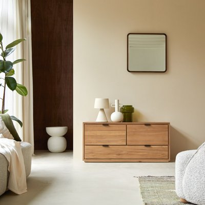 Meuble TV en teck massif 120 cm SENSON TIKAMOON