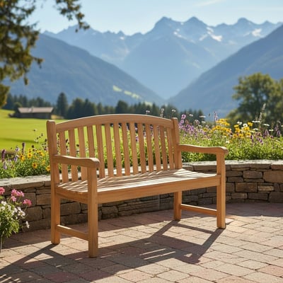 Banc en teck massif Oxford 130 cm TECK ATTITUDE