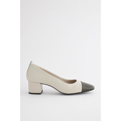 Chaussure blanche petit talon femme sales