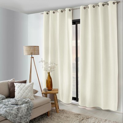 Rideau Occultant Thermique  Nordica Moutarde DECORATIE