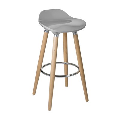 Wood Bar Stool - Taupe SO'HOME