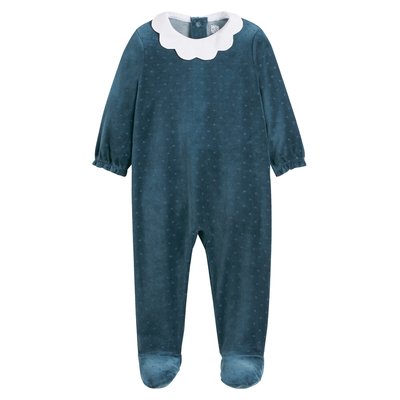 Pijama de terciopelo, cuello fantasía LA REDOUTE COLLECTIONS