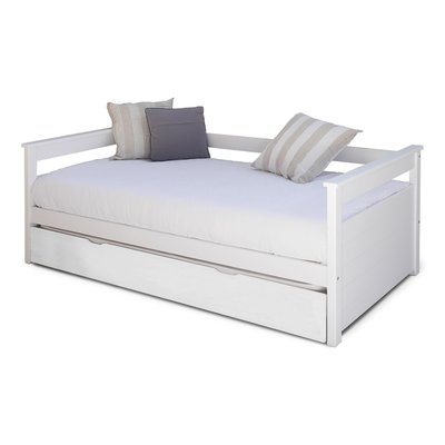 Pack lit gigogne avec 2 matelas Bois massif  IZAO AKITEN RETAIL
