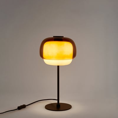 Tafellamp van gekleurd glas, KINOKO LA REDOUTE INTERIEURS