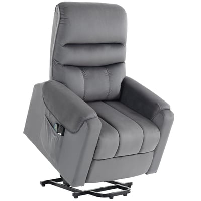 Fauteuil releveur multifonctionnel Velours HOMCOM