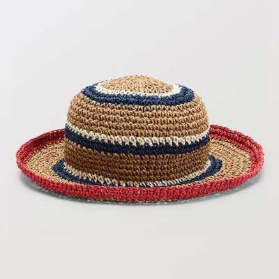 Chapeau cloche à rayures MONOPRIX